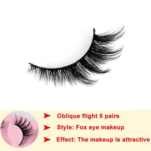 Rneracle Embrace the Festive Spirit with Reusable, Self-Adhesive Lashes! Transform Your Look with Manga Lashes, Cat Eye Lashes, and Natural Lashes. Perfect for Any Occasion! (MYP-5)