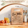 uinwk Step Mom Gifts, Step Mom Gifts from Daughter, Step Mom Mother Christmas Birthday Gifts, Bonus Mom Gifts, Recipe for a Special Step Mom Cutting Board, Bamboo Cutting Boards for Kitchen