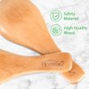 HANSGO Small Wooden Spoon, 10PCS 3 inches Ice Cream Salt Spoon Honey Coffee Tea Sugar Salt Jam Mustard, Light Brown