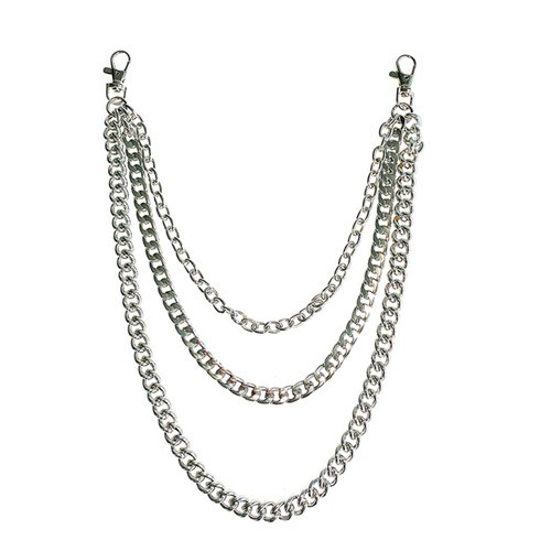 Lainrrew Trousers Chain, Pants Chain Belt Chain Wallet Chain Pocket Chain Hip Hop Punk Jeans Chain Key Chain Goth Accessories for Eboy Egirl Women Men (Style 1)…