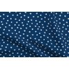 Spoonflower Fabric - Navy Blue Paw Print Pet Dogs Cat Paws Pets Printed on Denim Fabric Fat Quarter - Bottomweight Apparel Home Decor Upholstery
