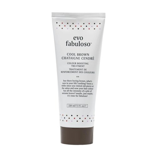 EVO Fabuloso - Cool Brown Color Boosting Treatment - Color-Treated Hair Conditioner - Helps Maintain Color Depth, Tone & Shine - 220ml / 7.5fl.oz