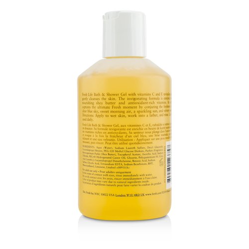 Fresh Life Bath & Shower Gel with Vitamins C & E 10oz (300ml)