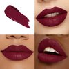 HOOMUSS Burgundy Lipstick Long Lasting, Matte Liquid Lipsticks for Women Non Transfer Smudgeproof Smooth and Easy to Appy Cruelty Free Lip Color, M47 Burgundy