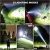 Rechargeable Flashlights 900,000 Lumens, Super Bright LED Flashlight High Lumens with USB Cable, 5 Modes Waterproof Flashlight Powerful Flash Light for Home Camping Hiking