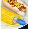 Chef Craft Classic EZ Store Jumbo Corn Holders, 8 piece set, Yellow/Green/Blue/Orange