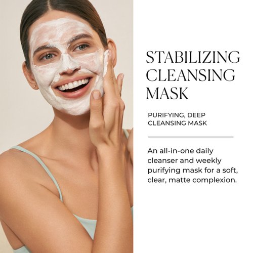 Natura Bissé Stabilizing Cleansing Mask | Purifying Deep Cleansing Mask | Cleanses, Purifies & Mattifies | For normal, oily & acne-prone skin, 7 Oz