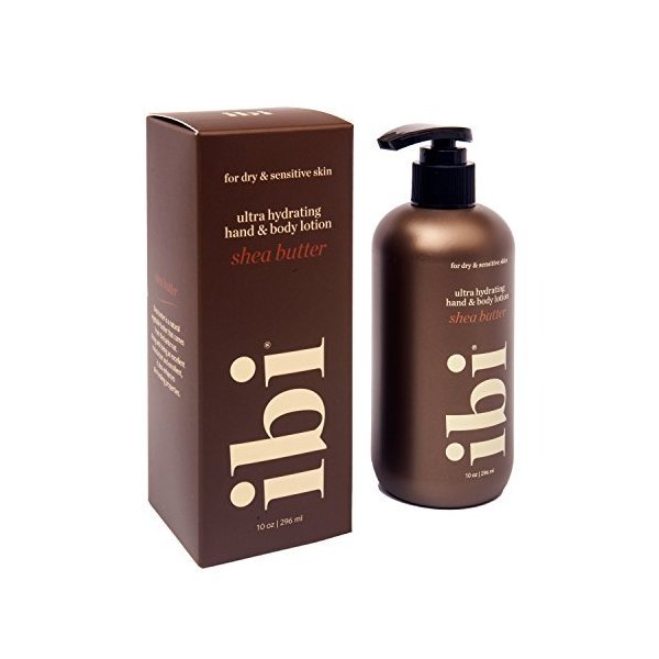IBI Daily Moisturizing Lotion Hand and Body Lotion For Dry Skin Made In Korea, 1 Pump Bottle (Shea Butter, 10 oz-296ml)