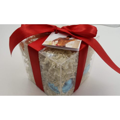 Spa Pure Sexy Bath Bombs: VERY SEXY FOR HIM GIFT SET with 6 Bath Bomb Fizzies with Shea, Mango & Cocoa Butter, Ultra Moisturizing (14 Oz) Great for Dry Skin, All Skin Types (Very Sexy for Him)