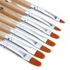 WOKOTO 14 Pcs Acrylic Nail Brush Pen Set Uv Gel Acrylic Nail Art Brush Tips Builder Brush Nail Painting Brush Pen Nail Acrylic Brush Nail Dust Brush 3d Nail Art Brush Nail Polish Brush Kit