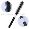 STYLANCE Round Brush, Small Hair brush for Short & Hair Length, Professional Barber Hair Roller, Perfect to Style, Works great with Wax, Clay, Beard Balm