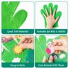 WATINC Felt Story Finger Puppets - 2Pcs DTY Storytelling Hand Puppet Felt Art Craft Education Gift, Making Storytime Glove Puppet Early Learning Role Play for Kids Toddles (Insect Animals)