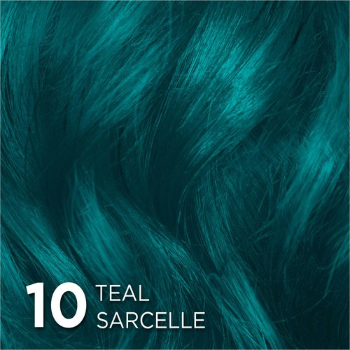 L'Oreal Paris Colorista Semi Permanent Hair Color for Brunettes, Color Depositing Hair Mask Formula, Teal