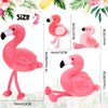 Skylety 18 Inches Flamingo Stuffed Animal with 4 Babies Flamingo Plush Toys Inside Zippered Tummy Pink Mommy Flamingo Toy Stuffed Animals for Birthday Party Decorations