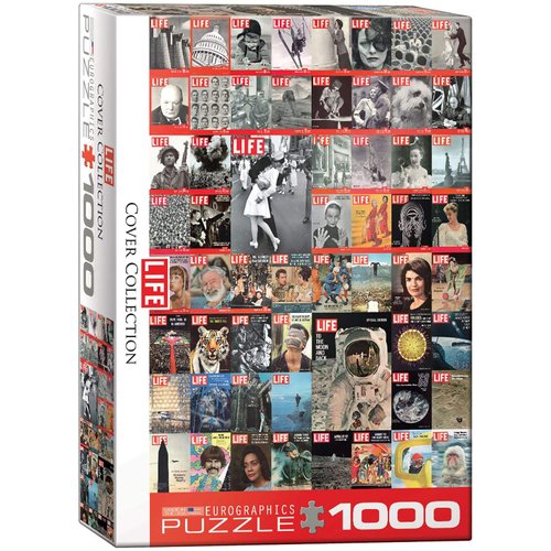 EuroGraphics The Life Cover Collection (1000 Piece) Puzzle (6000-0819) , Black