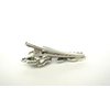 Generic 2 small silver rose flower leaf metal alligator hair clip for fine thin hair