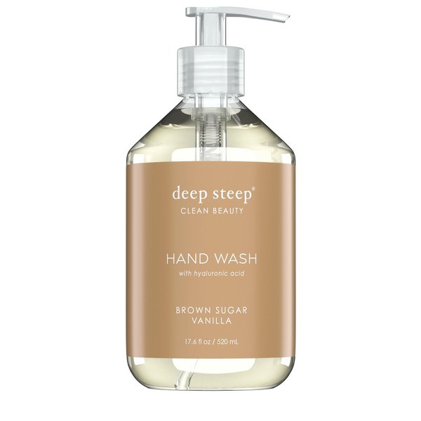 Deep Steep Liquid Hand Wash, 17.6 Ounces (Brown Sugar Vanilla)