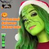 Halloween Green Face Body Paint,Halloween Cosplay Face Paint,Face paints for Halloween Makeup Zombie Witch Camouflage Goblin Cosplay Special Effects SFX Costume…