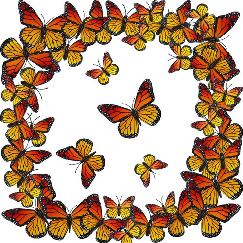 24 Pieces Monarch Butterfly Hair Clips Orange Butterfly Barrettes Halloween 3D Butterfly Clips for Hair Cute Hair Clips Kawaii Hair Accessories for Women Girls Teens Day of the Dead Party Favors