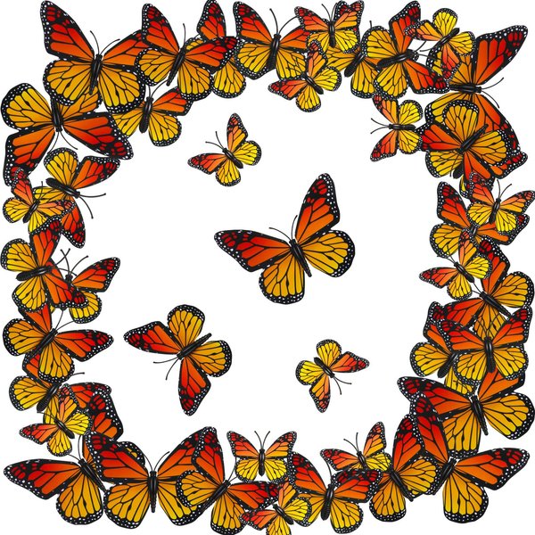 24 Pieces Monarch Butterfly Hair Clips Orange Butterfly Barrettes Halloween 3D Butterfly Clips for Hair Cute Hair Clips Kawaii Hair Accessories for Women Girls Teens Day of the Dead Party Favors