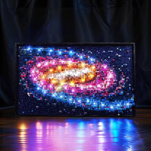 BRICKSHINING LED Lighting Compatible with Lego The Milky Way Galaxy 31212, Light Kit Compatible with Lego 31212, Giving Light to Model, NOT Included The Model Set（Standard Version）