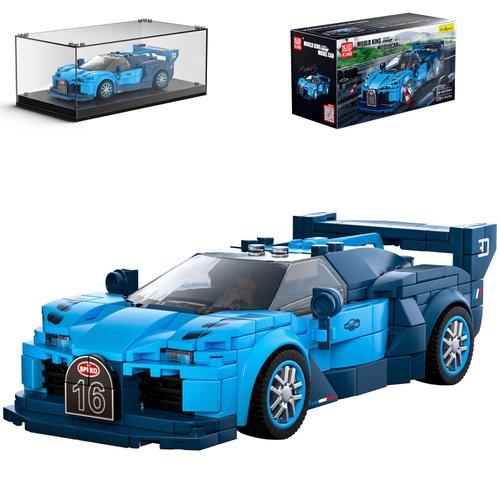 Mould King Speed Champion Car Vision GT Models Building Toys with Display Case, 27001 Model Car Kits Building Blocks, Toy Car Building Sets, Race Car Building Kit for Adults Kids 8+(336 PCS)
