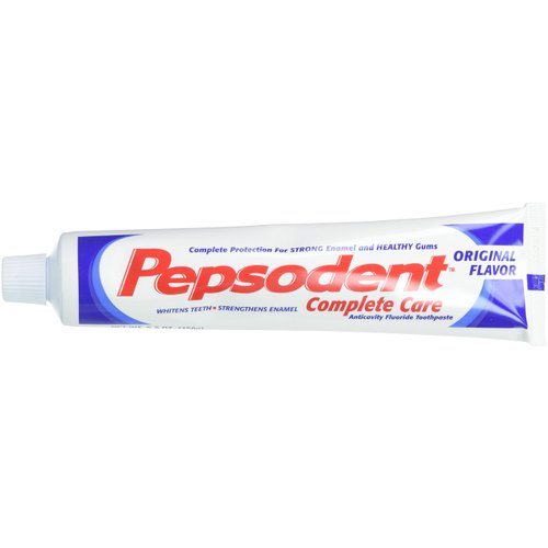 Pepsodent Complete Care Anticavity Fluoride Toothpaste, Original, 5.5 Ounce (Pack of 6)