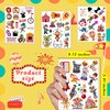 Circus Temporary Tattoos - Animal Clown Magical Circus Birthday Decorations Carnival Party Favors Supplies Gift Idea Holiday Festival For Boy Girls