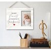 SRADMO Grandparents Picture Frames,Grandkids Photo Frame,The Best Parents Get Promoted To Grandparents Picture Frame,Baby Grandpa Grandma Photo Frame 8x10,Grandparents Baby Announcement Gifts（White-2）