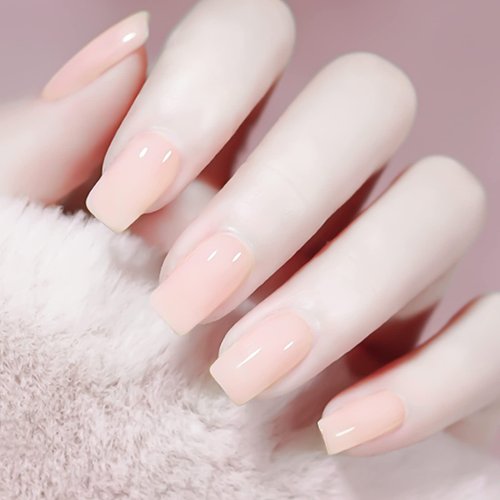 VENALISA 15ml Light Pink Gel Nail Polish, Baby Pink Gel Polish Nude Soft Color Soak Off UV LED Nail Gel Polish Nail Art Starter Manicure Salon DIY at Home, 0.53 OZ