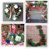 Lvydec 36 Feet Christmas Garland, 2 Strands Artificial Pine Garland Soft Greenery Garland for Holiday Wedding Party Decoration, Outdoor/Indoor Use