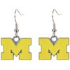 NCAA Siskiyou Sports Womens Michigan Wolverines Dangle Earrings One Size Team Color