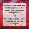 RCScrewZ Stainless Steel Screw Kit for Traxxas Unlimited Desert Racer. Replacement for RC Car Rusted and Stripped Screws, Quality Upgrade, Assembled in USA. 380+ piece for Traxxas Kit 85076-4 -tra086