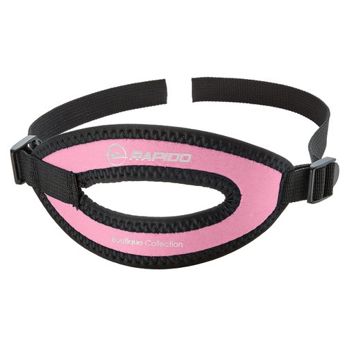 Rapido Boutique Collection Scuba Snorkeling Snorkel Mask Adjustable Neoprene Mask Strap for Added Comfort (Deluxe, Pink)