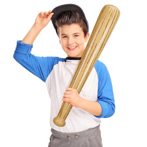 Lewtemi 3 Pcs Set of Baseball Beach Ball Baseball Bat Inflates, Including Beach Ball Baseball and 2 Inflatable Baseball Bat, Kids Baseball Party Favors for Pool Beach(Modern Color)