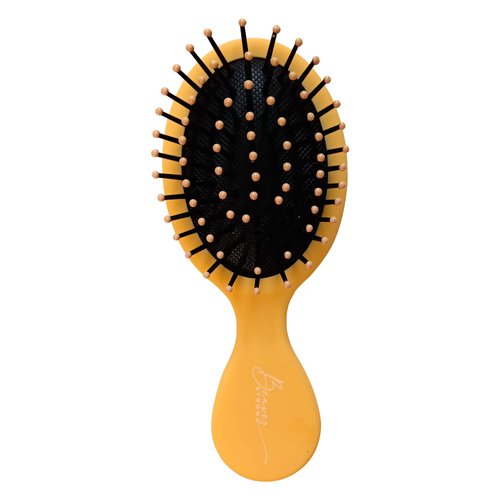 Essential Mini Hair Brush by BeaverStrong, Pocket-size Detangler Brush with Soft Bristles for Tra...