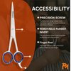ProMax Care Professional Barber Scissors – 6.5" Hair Cutting Shears, Japanese Stainless Steel, Razor Edge, Ergonomic Design, for Barbers, Stylists & Home Use