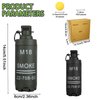Tactical Toy-Grenade for CS Battle Game,2Pcs Fall Resistant Refillable Hand Fake Grenade Toy with 20 Foam Ammo for 14+ Outdoor Sports