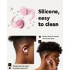 SUPCEAT Ear Plugs for Sleeping - Noise Reduction Soft Silicone Earplugs, 2 Pairs Reusable Hearing Protection Earplugs for Noise Sensitivity, Sleep,Snore,Travel, Sound Reduction Noise Cancelling - Pink
