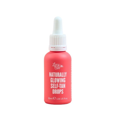Lucy Bee Self Tanning Drops, Customizable Natural Tan for Face & Body, Coconut Water & Aloe Vera, Formulated without Fragrance, Stocking Stuffer, Certified Vegan & Cruelty Free, 1.01 Fl oz
