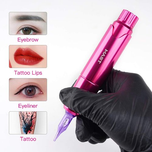 Mast Tattoo Machine Kit Rotary P10 Pen Halo Power Supply Pro Cartridges Needles (TZ367-1)