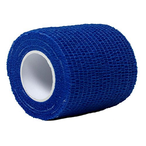 Aguaton Fidowrap Self-Adherent Stretch Bandage Cohesive Tape Wrap for Pets (Pack of 4) 2 Inches by 6 Yards (Blue)