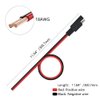 WMYCONGCONG 5 PCS SAE Power Automotive Extension Cable SAE Quick Connector Disconnect Plug SAE 2 Pin Automotive Extension Cable 18AWG 300mm