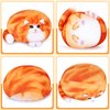 Achwishap Cat Plush,Soft Cat Stuffed Animals,Kawaii Cat Plush Toys,Cute Plushies Cat Body Pillow,Kitten Stuffed Animal Hugging Pillows Plushies Gifts for Kids Adults Birthday(Orange Cat,18”)