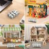 500PCS Miniature Scene Model 100 Dollar Bills for Dollhouse 1:12 Dollar Bills for Dollhouse Accessories