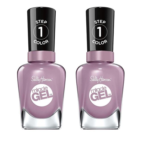 Sally Hansen Miracle Gel™, Street Flair, Long Lasting, Gel-Like Formula, No UV Lamp Needed, Purple Nail Polish