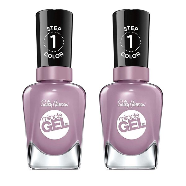 Sally Hansen Miracle Gel™, Street Flair, Long Lasting, Gel-Like Formula, No UV Lamp Needed, Purple Nail Polish