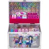 Townley Girl DIY Train Case Makeup Beauty set Includes Bracelet Beads & String, Tattoos, Lip Gloss, Hair Clips, Nail Polish & Much More for Girls, Ages 6+ Perfect for Parties, Sleepovers & Makeovers