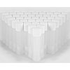 Vivaplex 50, Clear, Empty, 5.5 ml Lip Balm Tubes with White Caps