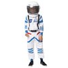 Spooktacular Creations Halloween Child Unisex White black details Astronaut Costume for Party Favors (Medium (8-10yr))